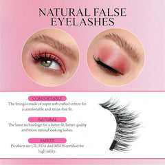 KEWYASO cils magnétiques look naturel pour un regard discret.