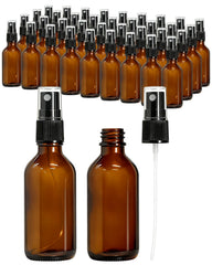 Bouteilles KEYWING en verre ambré 2oz protégeant les huiles essentielles des rayons ultraviolets.