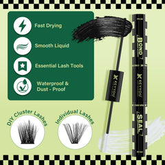 KEYYOU brosse spirale 360, application uniforme sur chaque cil.
