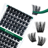 KEYYOU ensemble-cils 96 pièces Y02 D12mm, volume léger et naturel.