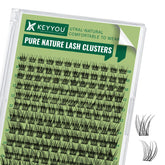 KEYYOU groupes cils wispy sur plateau pour préparation rapide.