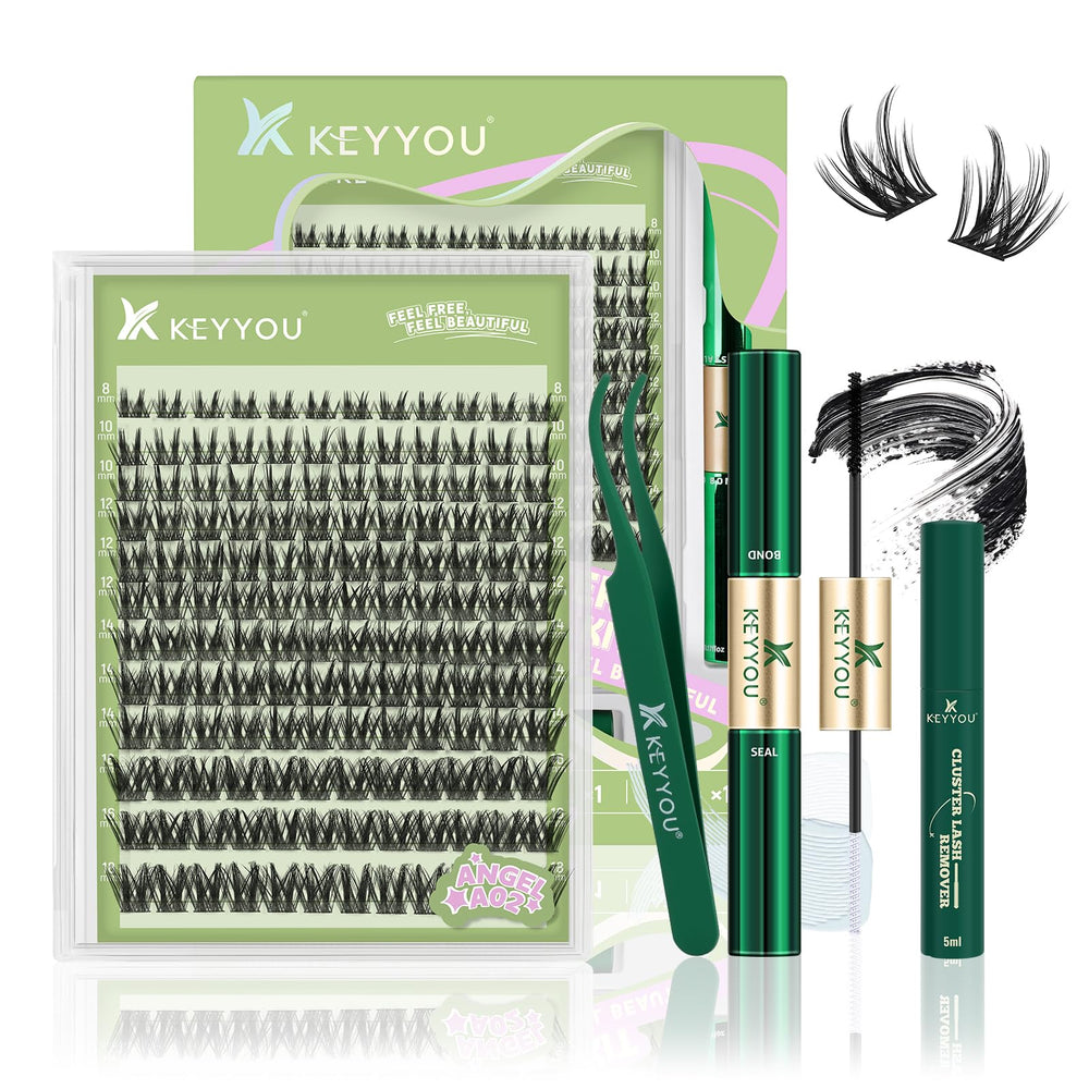 KEYYOU LASH angel-clusters pour un regard naturel et durable.