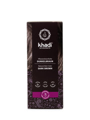 KHADI coloration brun foncé dans la bouteille, couleur naturelle et intense.