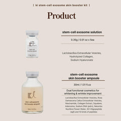 ki cosmetics ampoules exosome derivee vegetale hydratation durable