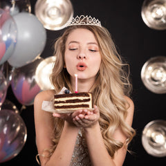 Bandeau anniversaire fin 21, prêt pour photos et moment de princesse.