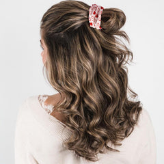 KICOSY – Ensemble de 12 chouchous Saint‑Valentin avec cœurs rose et rouge | Accessoires cheveux