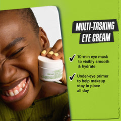 Application douce de Kiehl's Avocado Eye Treatment autour des yeux