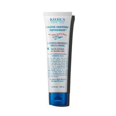 Kiehl's Blue Eagle crème rasage en bouteille, hydratante et apaisante.