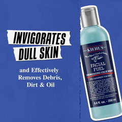 Kiehl's Facial Fuel: menthol frais pour une sensation vivifiante sur la peau.