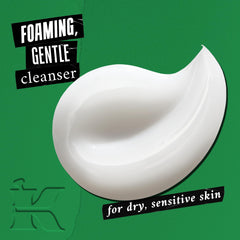 Texture gel qui se transforme en mousse légère pour un nettoyage sans dessèchement.