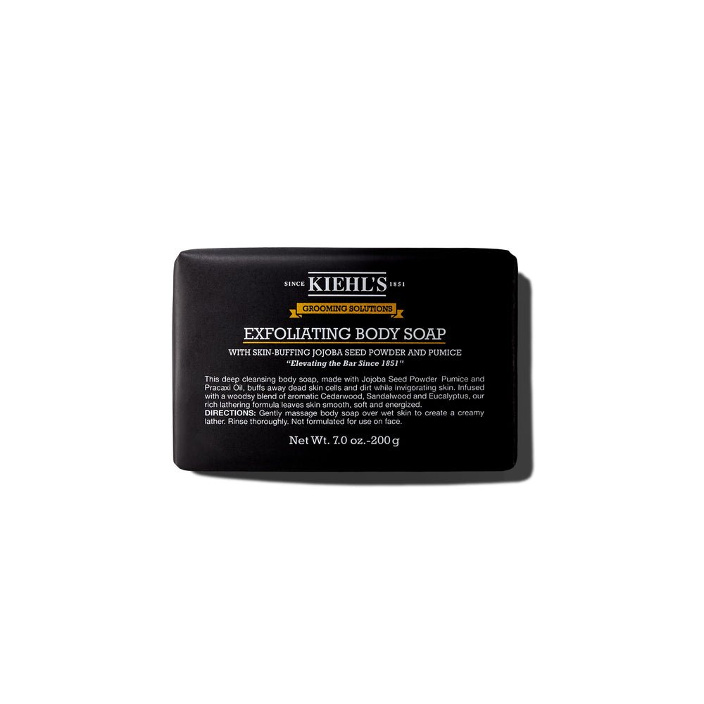 Kiehl's Savon exfoliant pour le corps, pierre ponce pour exfolier en douceur.