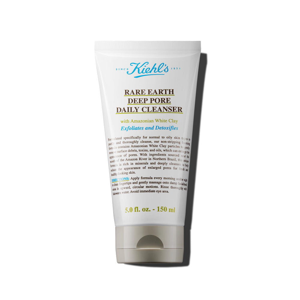 Kiehl's Rare Earth Deep Pore: flacon purifiant pour peaux grasses.