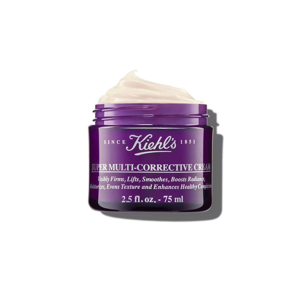 Kiehl's Super Multi-Corrective Cream, pot 75 ml, hydratation quotidienne pour peau lumineuse.