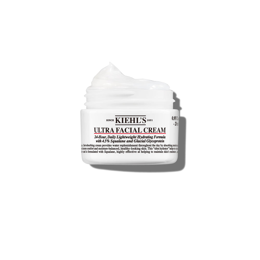 Kiehl's Ultra Facial Cream : emballage pratique pour hydratation quotidienne