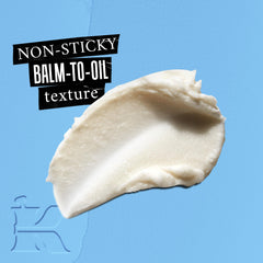 Kiehl's Ultra Facial Masque Nuit texture : la texture fond en huile sur la peau.
