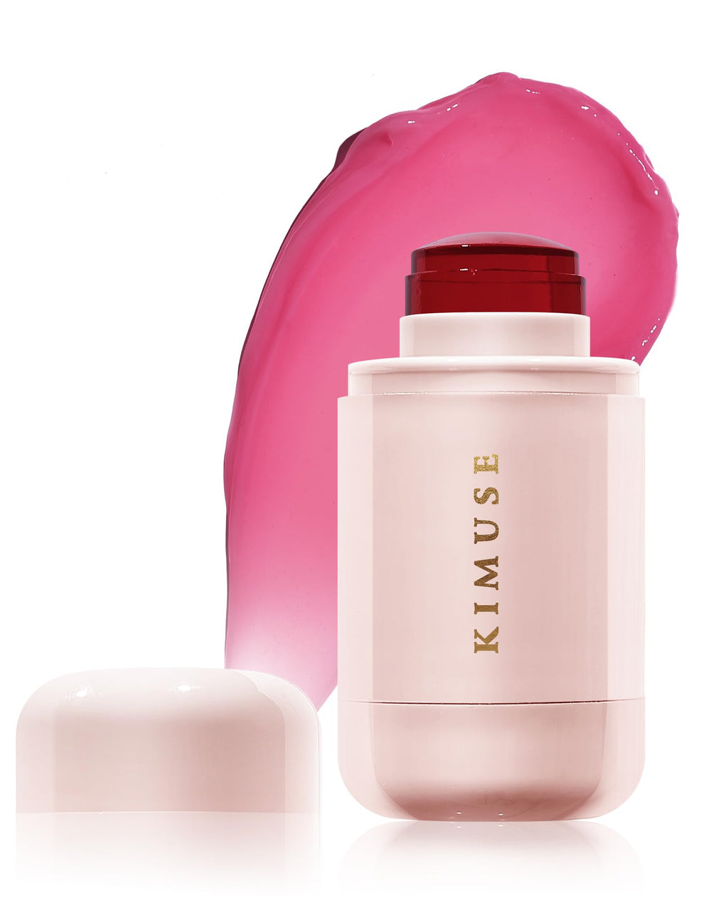 KIMUSE Teinte gel joues-levres-yeux dans un tube élégant, couleur légère et hydratation durable.