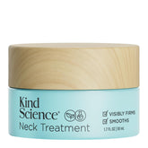 Kind Science Neck Treatment, flacon soufflé, prêt pour raffermir le cou.