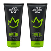 King of Shaves gel rasage – bouteille 175ml, rafraîchissante et adaptée aux peaux sensibles.