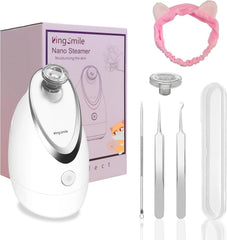 Kingsmile vapeur visage avec buse réglable pour viser le soin du visage.