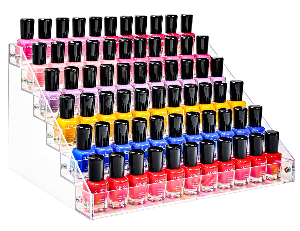 Kingtaily affichage vernis en acrylique, rangement clair et pratique.