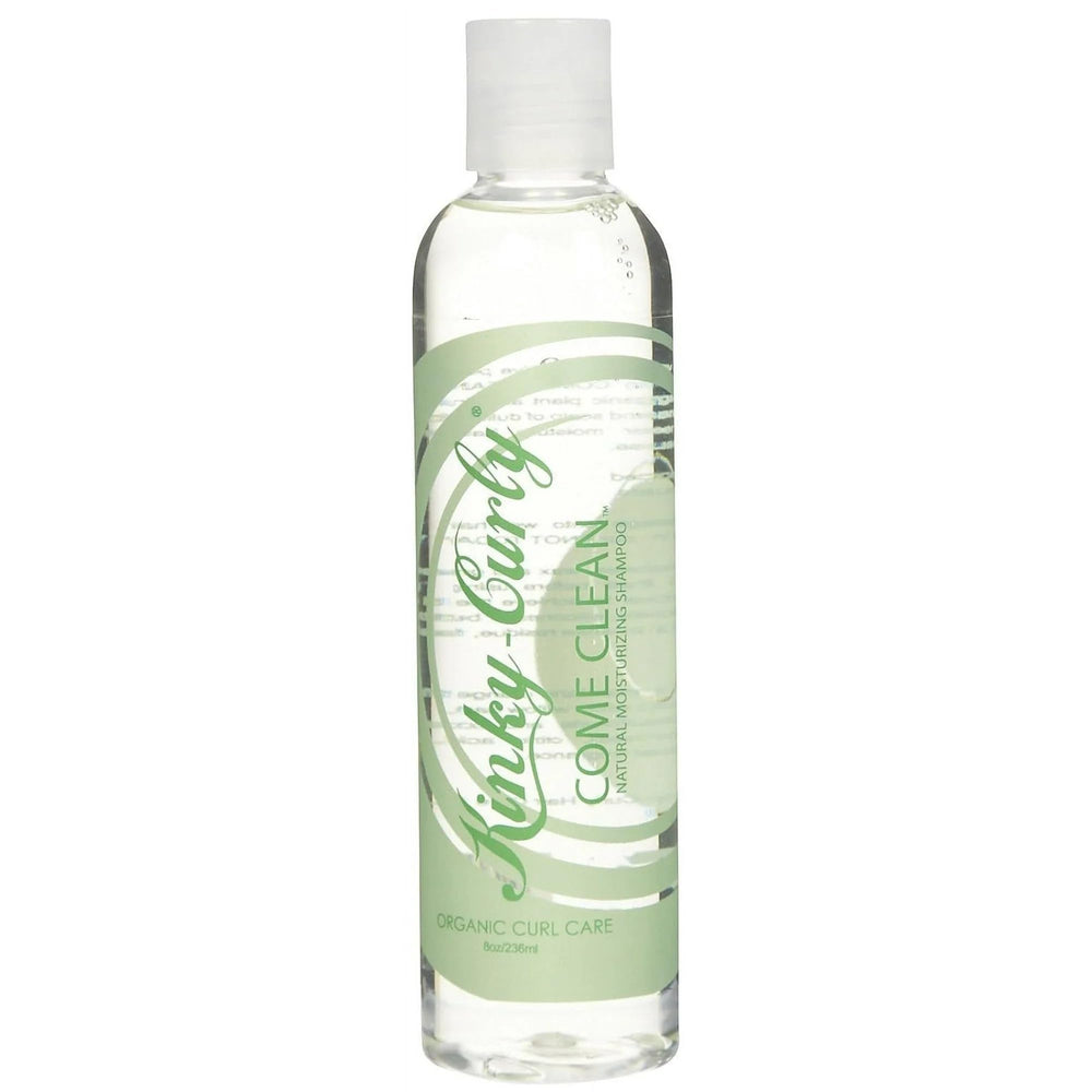 Kinky Curly Come Clean Shampoing Pack: bouteille visible, démêlage facile et nettoyage en douceur.