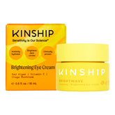 Kinship Brightwave crème yeux en flacon, hydratation légère pour le contour des yeux