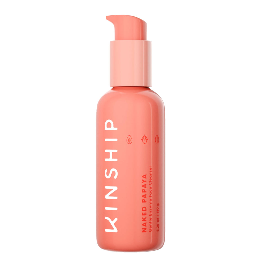 Kinship Papaye Nue – Nettoyage crème lactée pour peau douce.