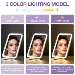 Éclairage 60 LED pour un rendu uniforme du maquillage