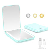Miroir de poche Kintion double-face 1x/3x pour maquillage précis