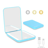 Miroir Kintion double-face 1x/3x pour maquillage précis en déplacement