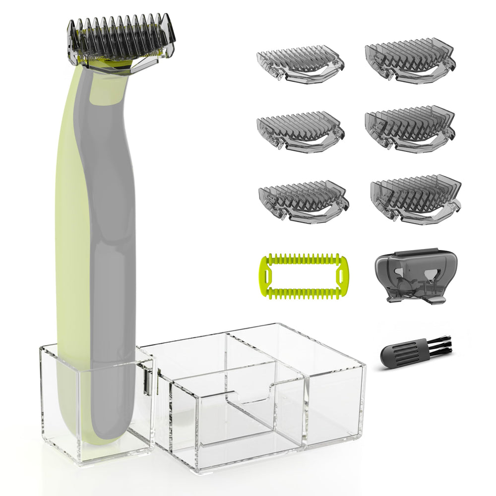 KIONCARE Ensemble Garde Plus avec guides 1–6 mm pour réglage rapide et précis.