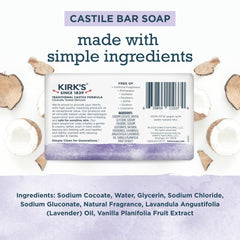 Savon en barre à base d’huile de coco, hydratation naturelle.