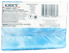 Kirk's Savon Castille Original - etiquette-simple, emballage sobre et écologique.