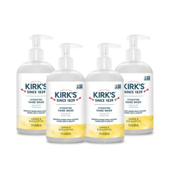 Kirks lavage mains hydratant en bouteille pompe avec coco et aloe pour peau douce