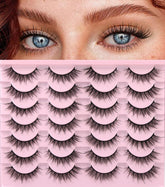 Kiromiro cils à effet plume 14mm œil-chat, regard plus ouvert.