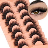 Cils Kiromiro 18mm volume 3D pour un regard œil-de-chat saisissant.