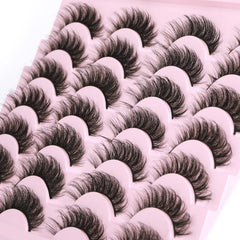 Kiromiro cils 5D croisées 12mm, volume maîtrisé, regard ouvert.