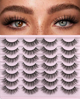 Kiromiro cils faux 14mm 3D : regard oeil de chat naturel