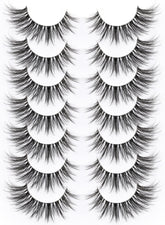 Kiromiro cils faux bande transparente, effet naturel et ajustement confortable.