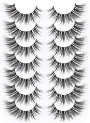 Kiromiro cils faux bande transparente, effet naturel et ajustement confortable.