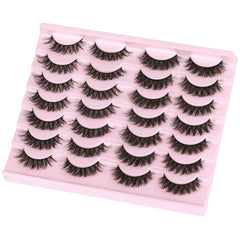 Kiromiro cils faux mink fibres hypoallergéniques pour un fini lisse et doux.