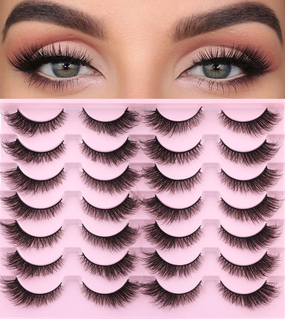 Kiromiro cils faux vison naturel pour un regard discret et durable.