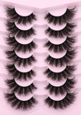Cils Kiromiro faux mink volume 8D pour un regard audacieux et durable.
