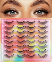 Kiromiro cils faux regard naturel, bande transparente pour un look discret et lumineux