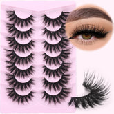 Kiromiro cils plats faux vison pour un regard naturel et volume soutenu.