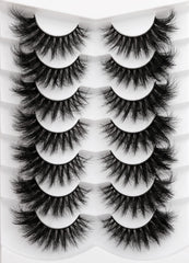 Kiromiro cils mink 20mm 8D regard œil de chat spectaculaire
