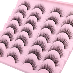 Kiromiro cils naturels 14 paires, prêt à varier les looks.