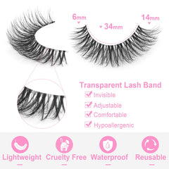 Kiromiro fibres faux mink douces, sensation naturelle et sans cruauté.