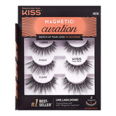 KISS curations magnétiques cils ensemble 3-paires : pose rapide et sécurisée.