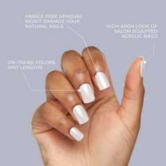KISS Gel Fantasy Ribbons: mini lime et outil de manucure pour ajuster les bords.